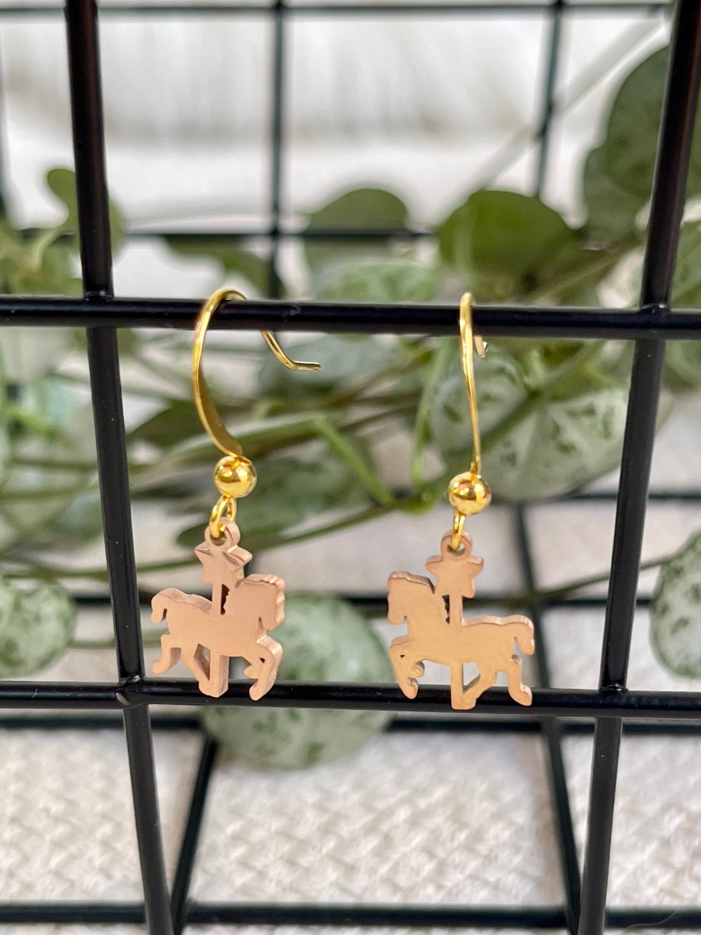 Ohrringe "Karussell" • Gold I Schwarz I Silber