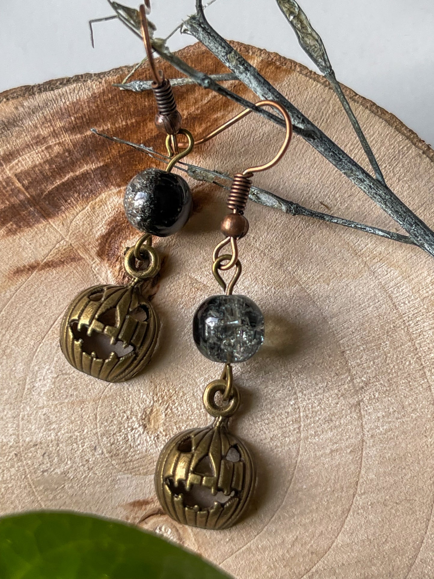 Ohrringe "Kürbis" • Bronze I Silber I Gold