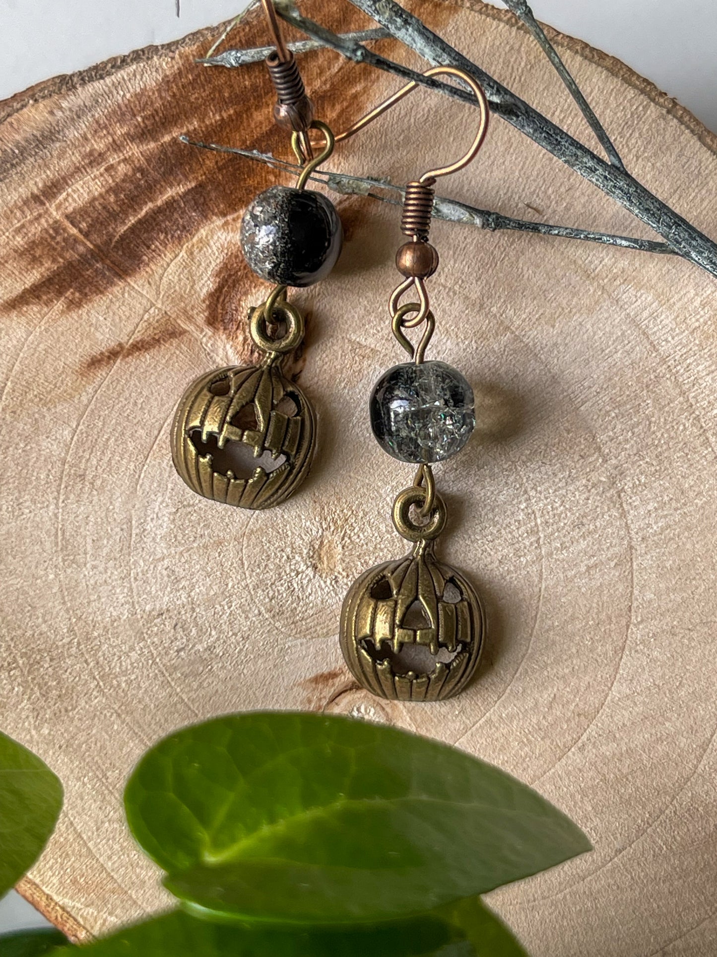 Ohrringe "Kürbis" • Bronze I Silber I Gold