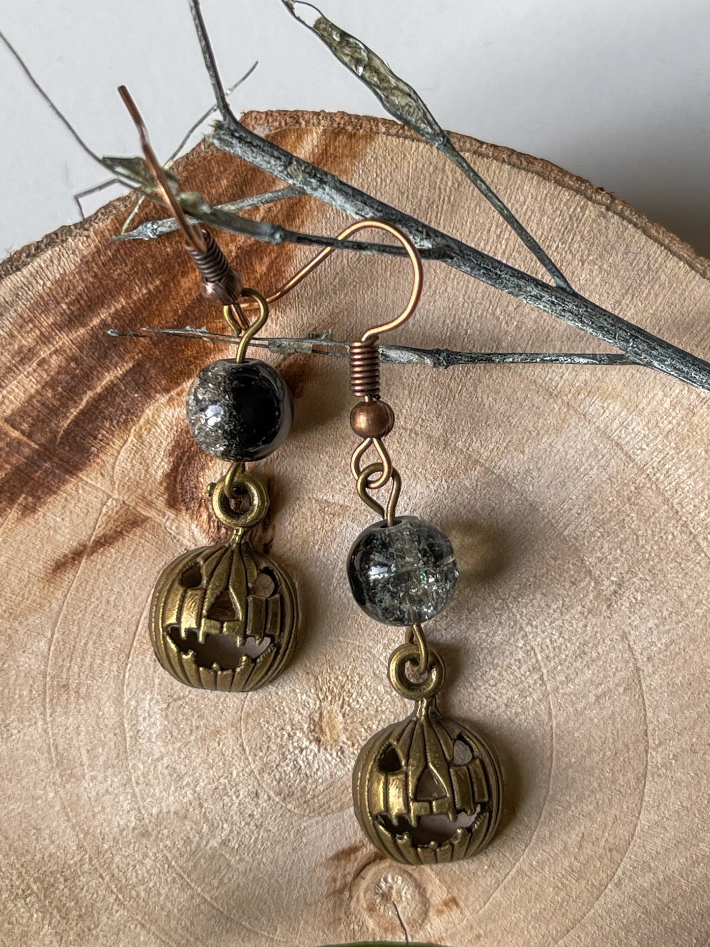 Ohrringe "Kürbis" • Bronze I Silber I Gold