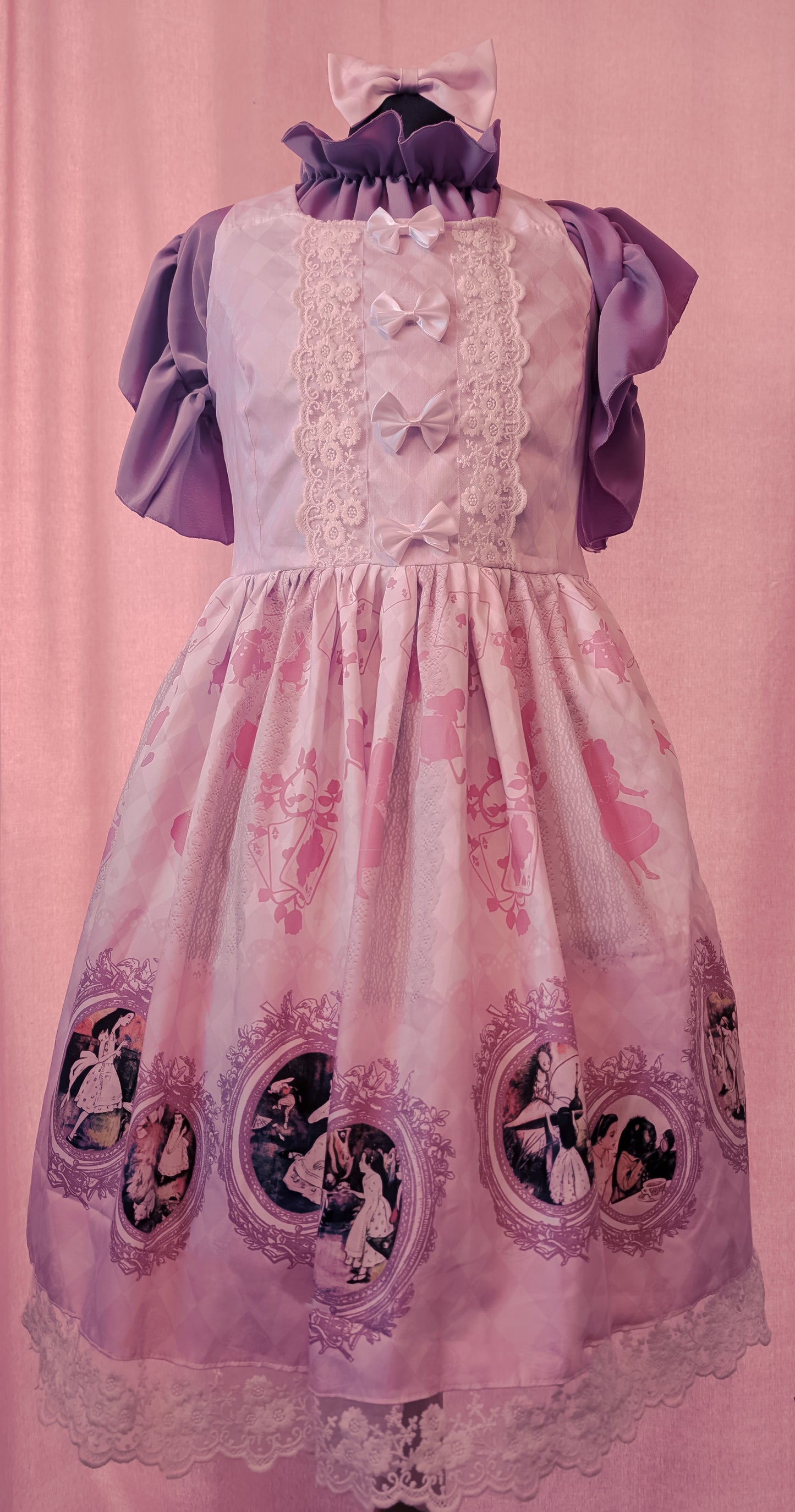 Bluse "Kurzarm" Mauve