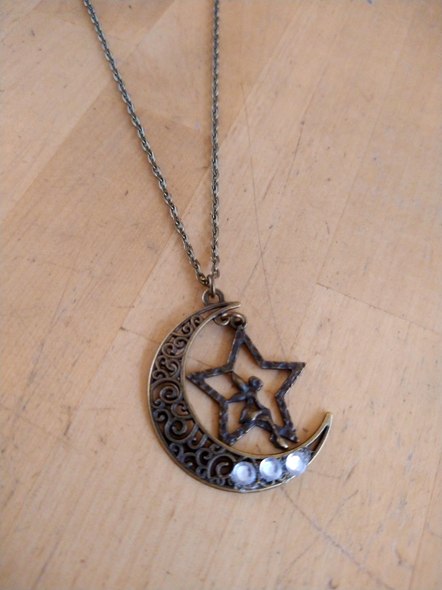 Kette "Mondtropfen" • Gold I Bronze