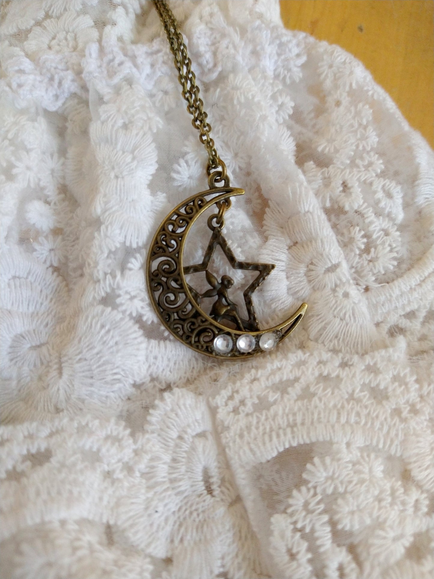 Kette "Mondtropfen" • Gold I Bronze