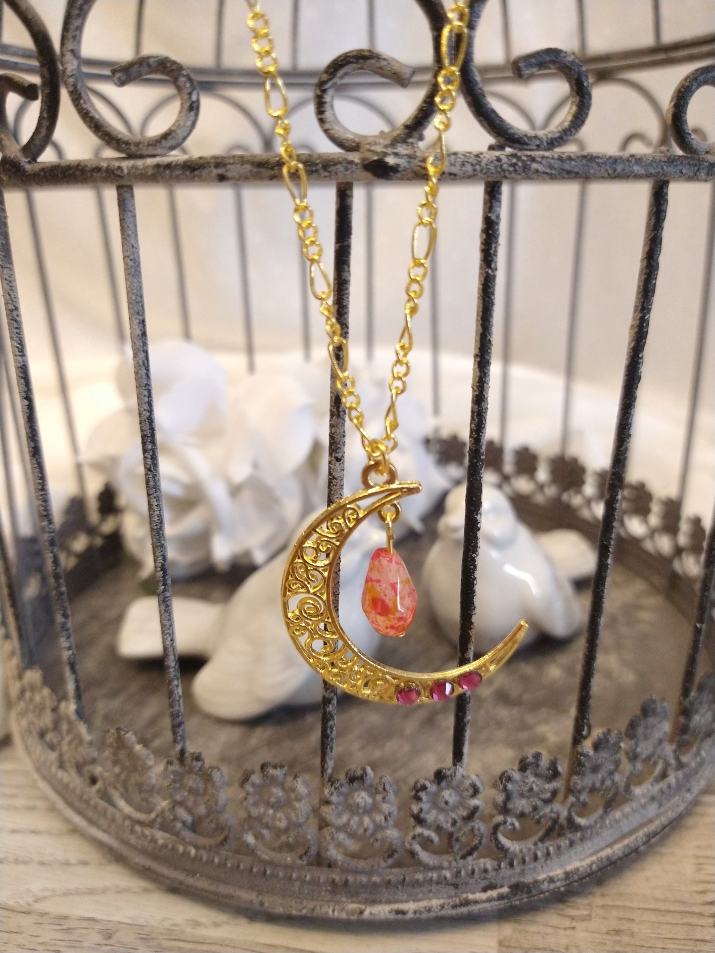 Kette "Mondtropfen" • Gold I Bronze
