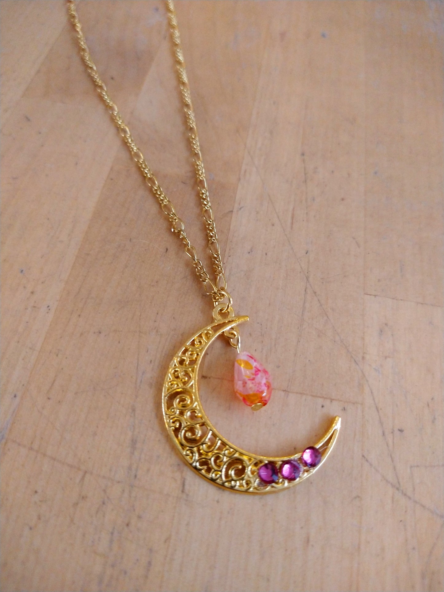 Kette "Mondtropfen" • Gold I Bronze
