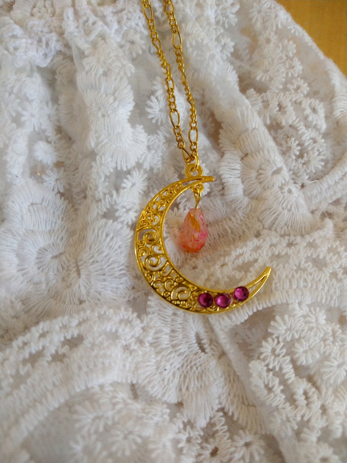 Kette "Mondtropfen" • Gold I Bronze