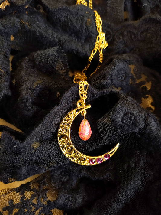 Kette "Mondtropfen" • Gold I Bronze