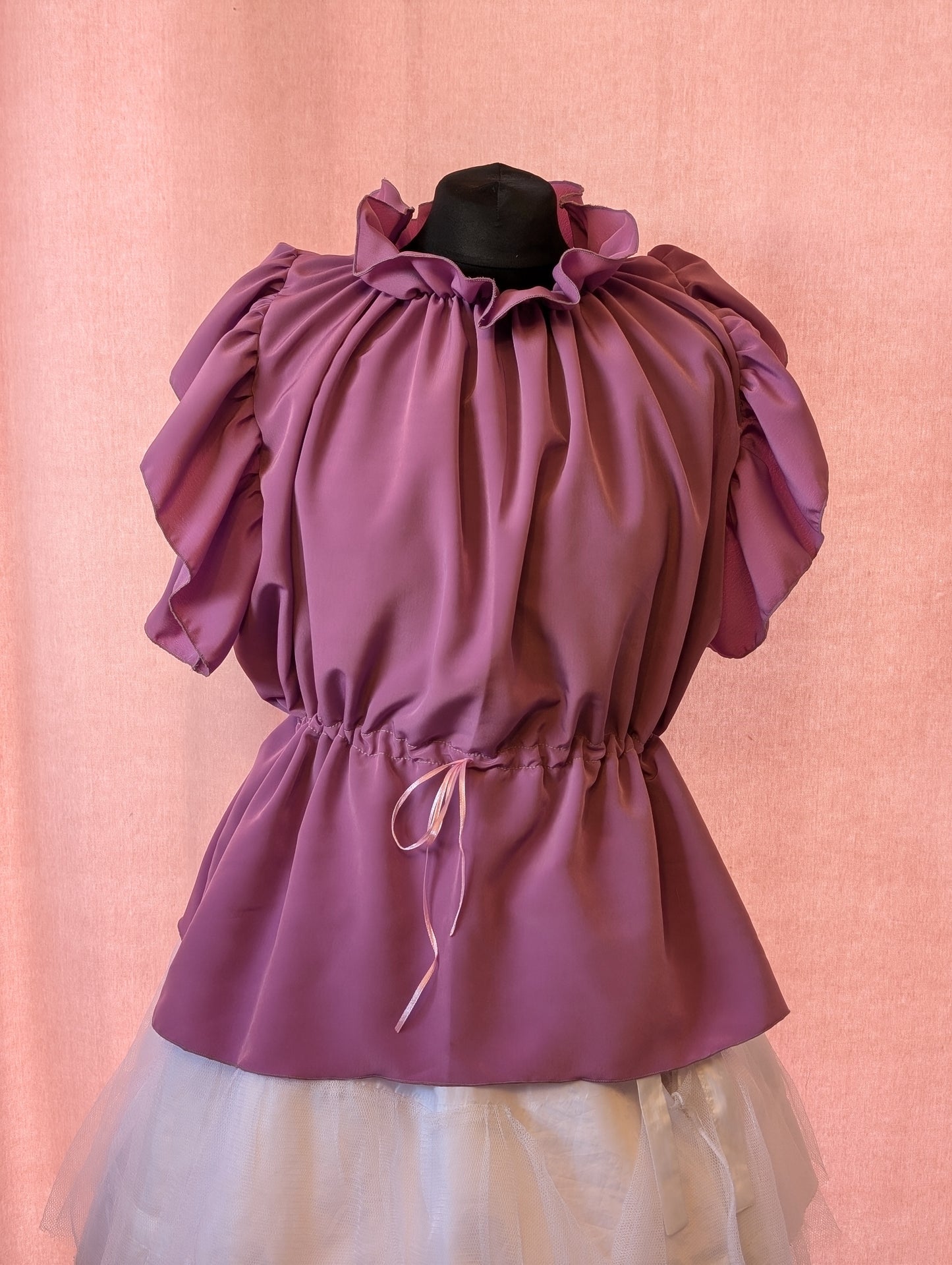 Bluse "Kurzarm" Mauve
