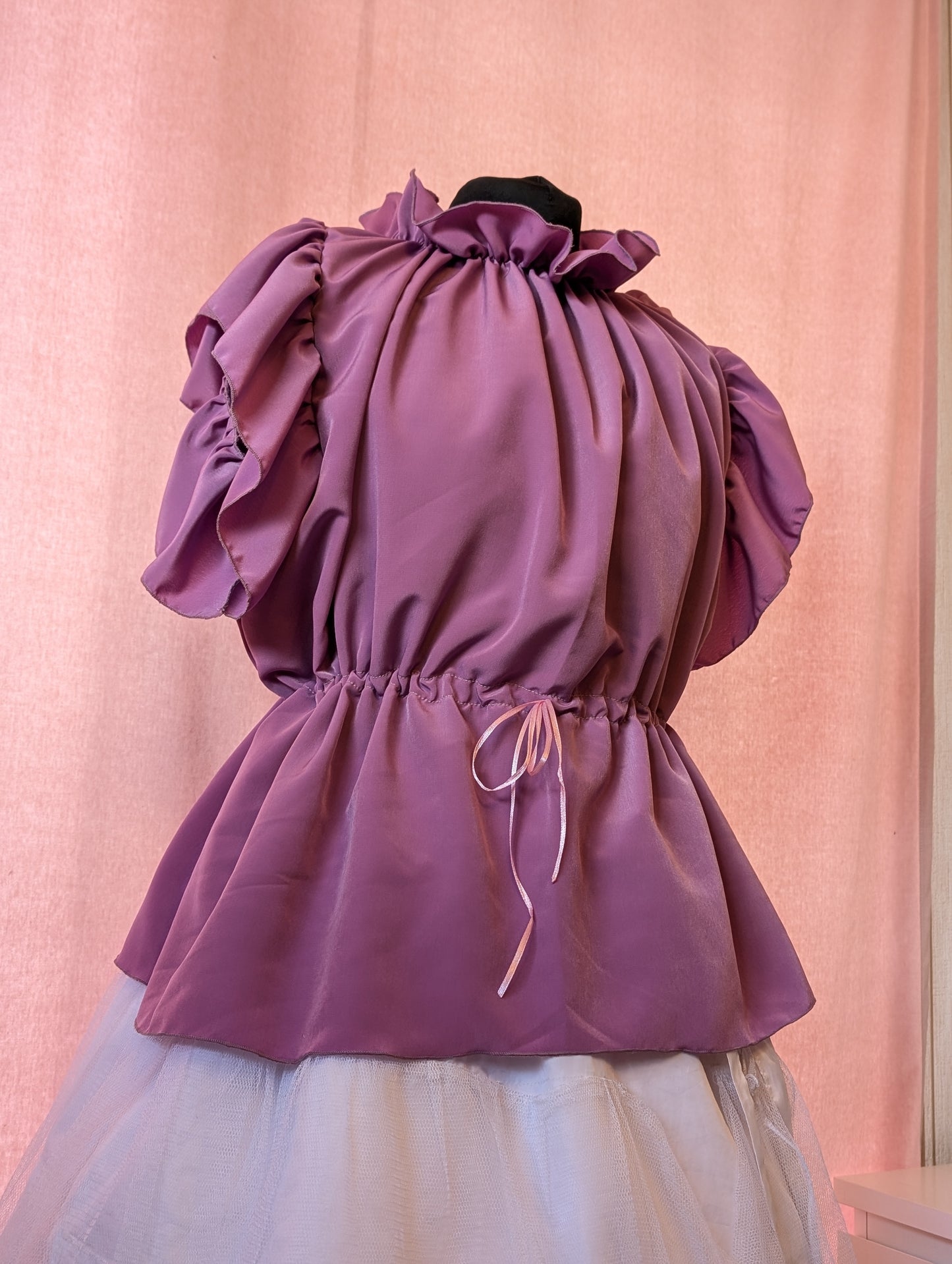 Bluse "Kurzarm" Mauve
