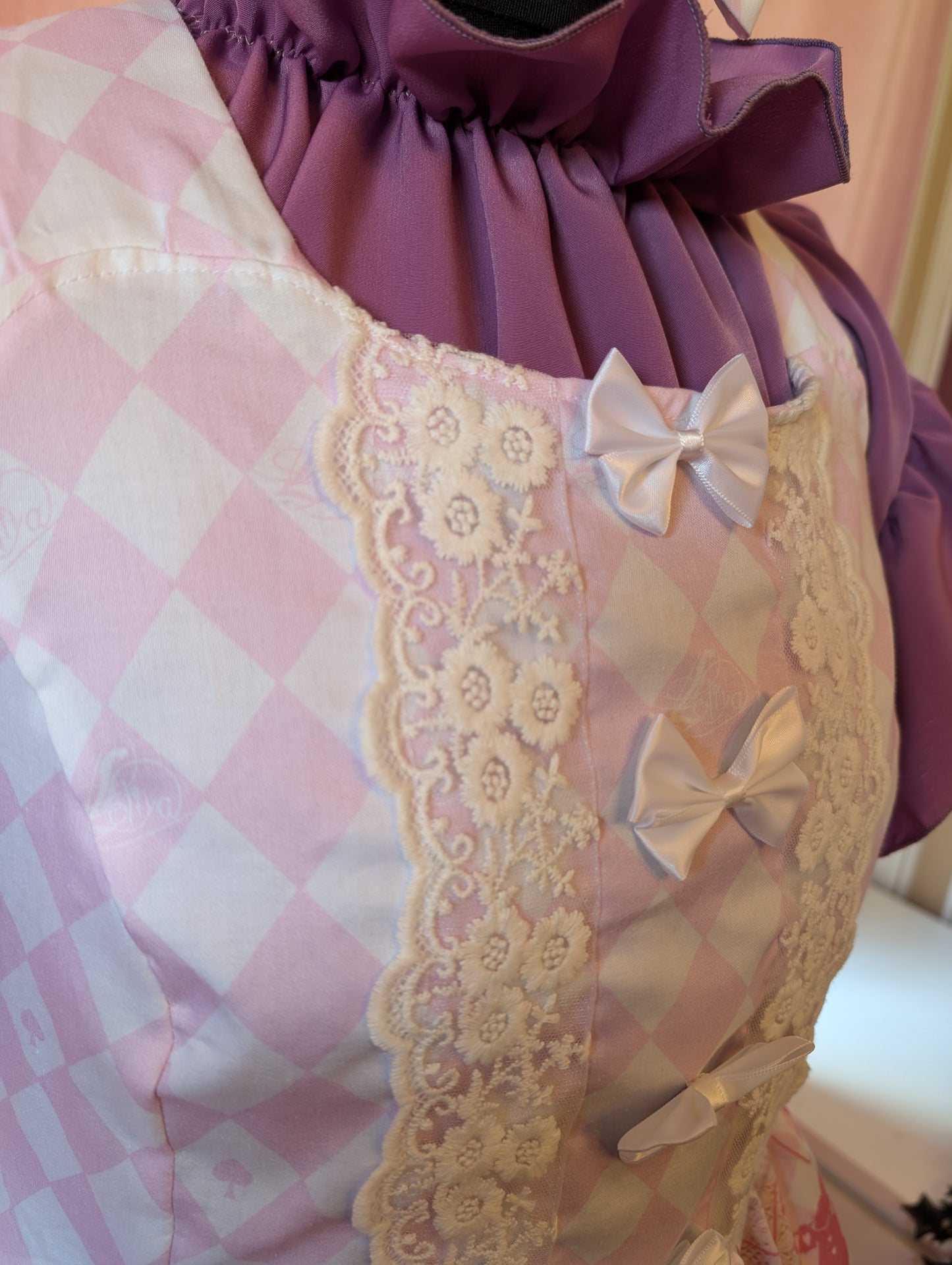 Bluse "Kurzarm" Mauve