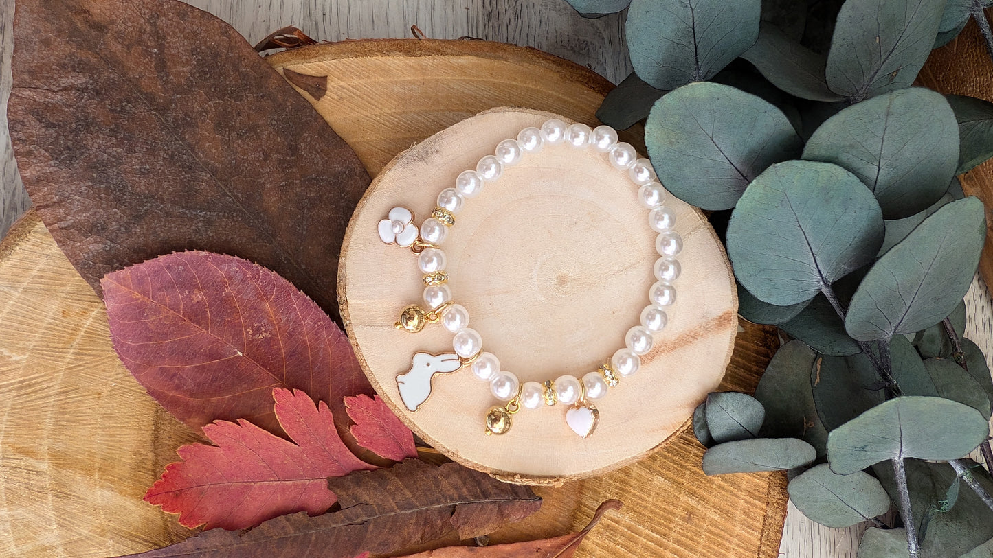 Armband "Alice in weiß"