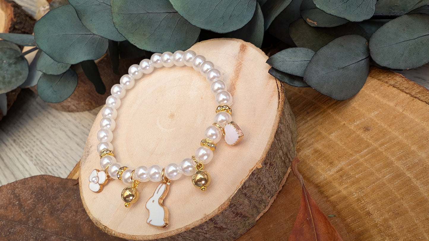Armband "Alice in weiß"