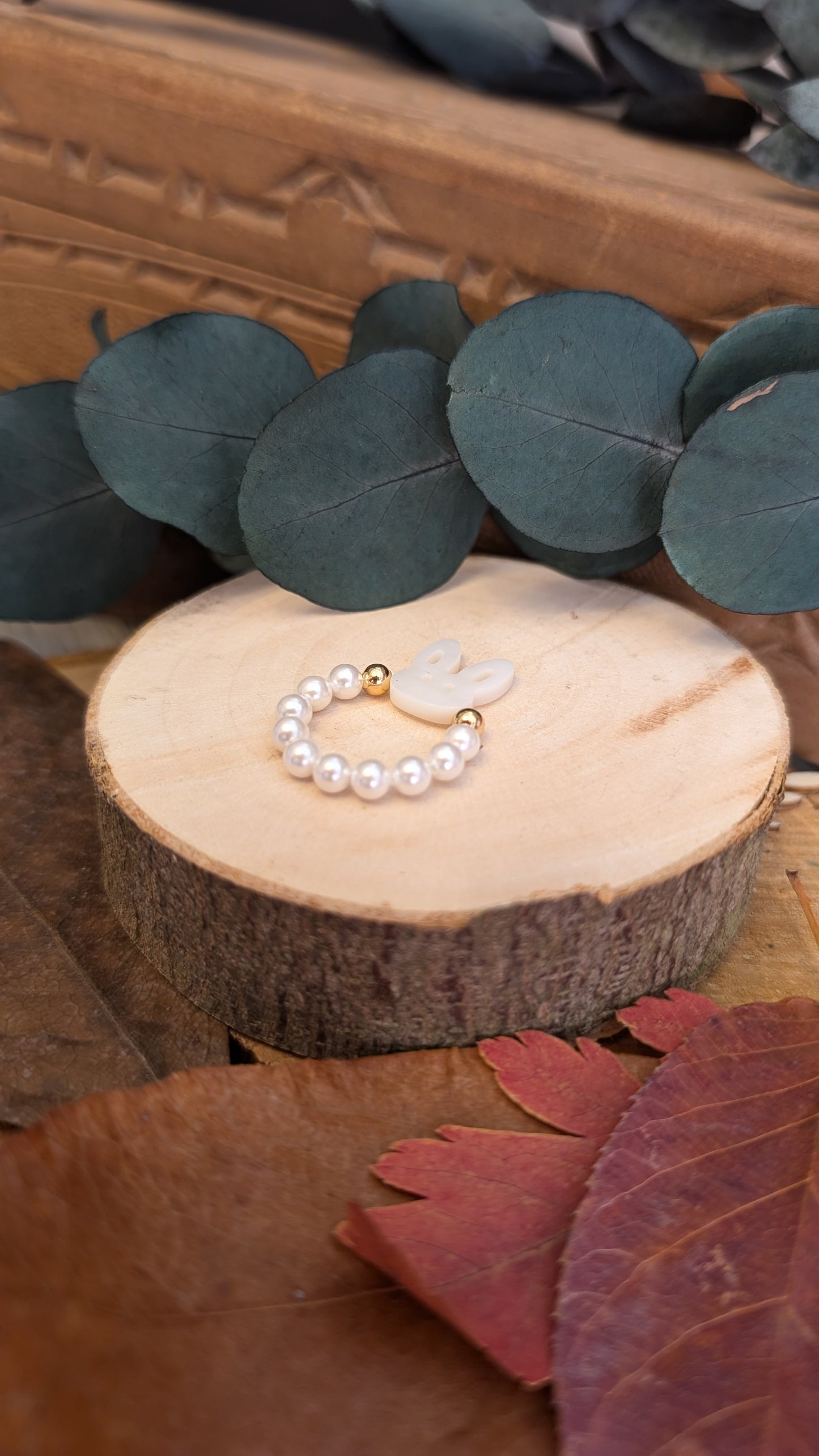 Ring "Alice in weiß"