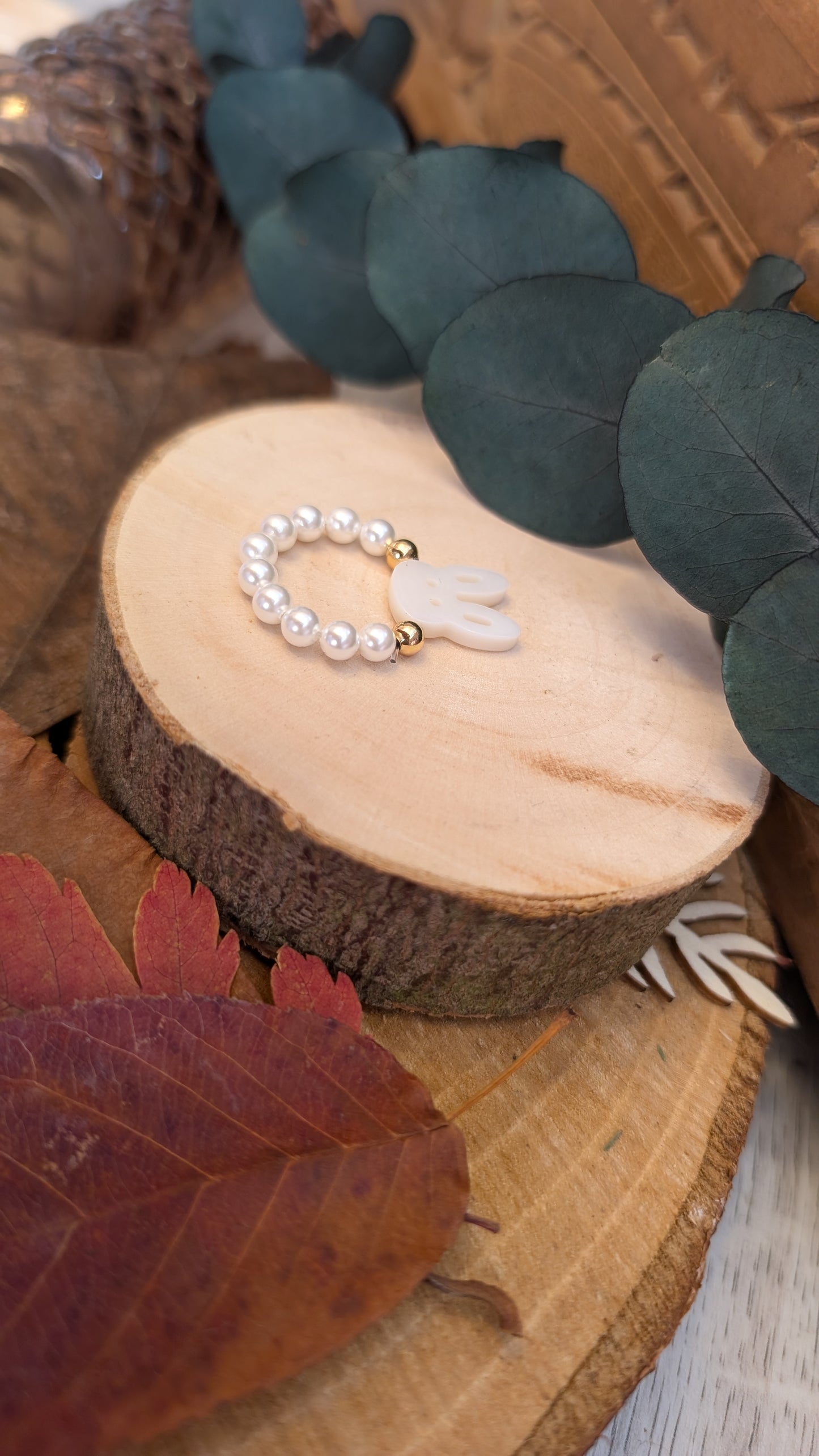 Ring "Alice in weiß"