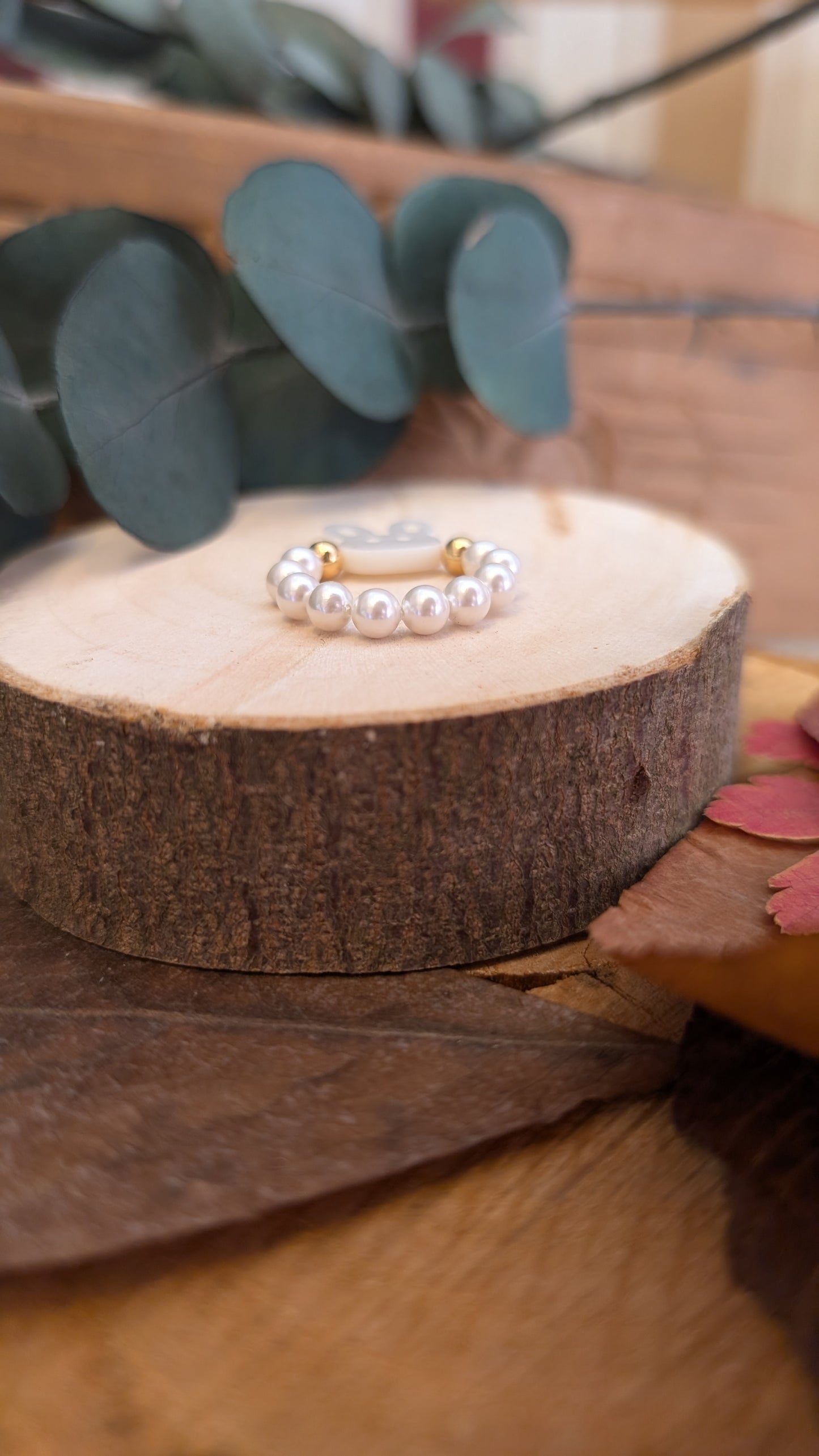 Ring "Alice in weiß"