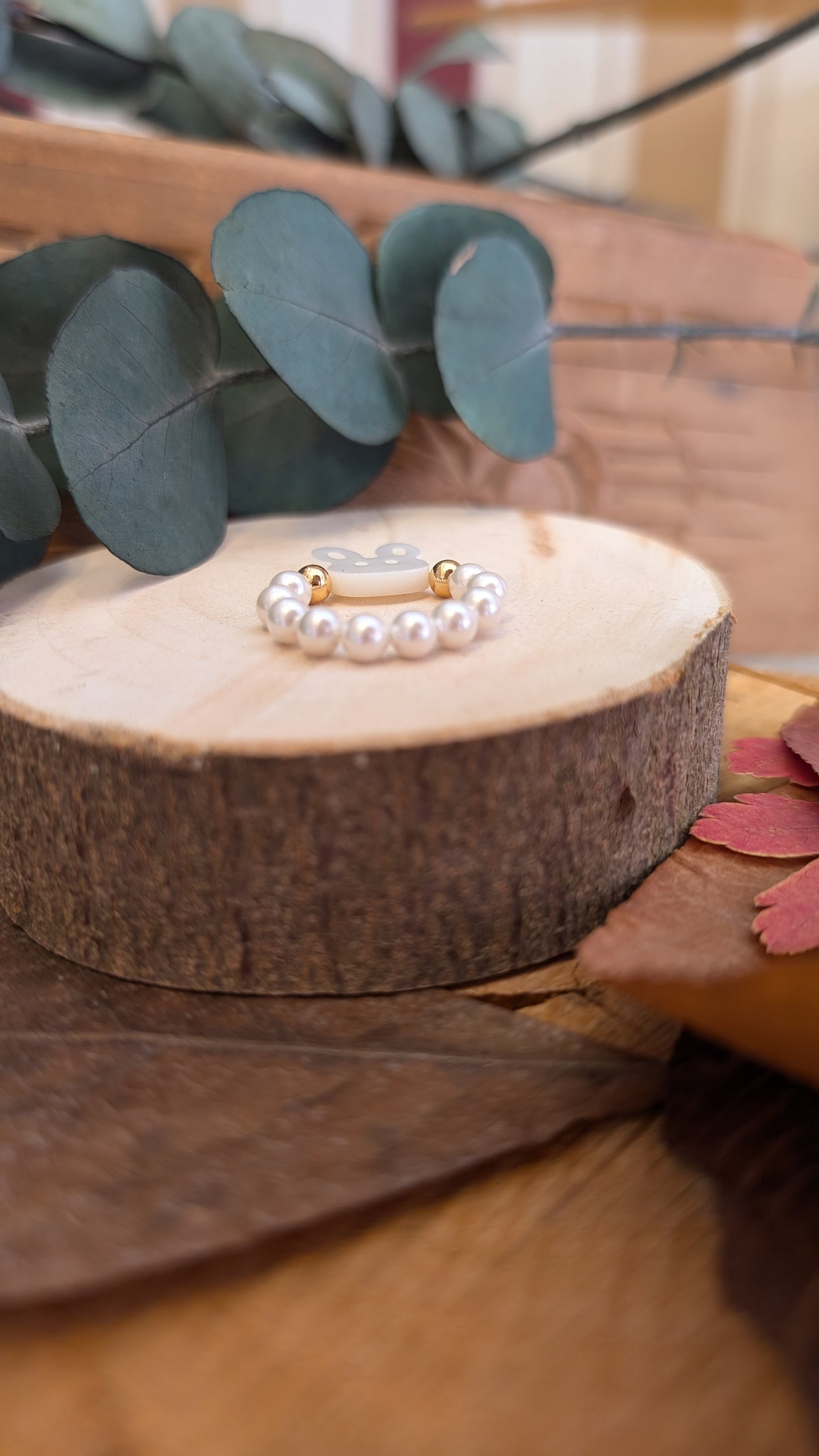 Ring "Alice in weiß"