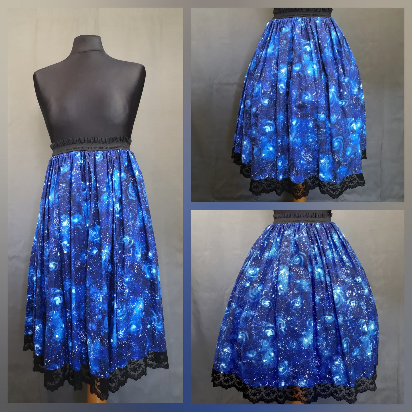Petticoat • A-Linie I Glocke • Schwarz I Weiß