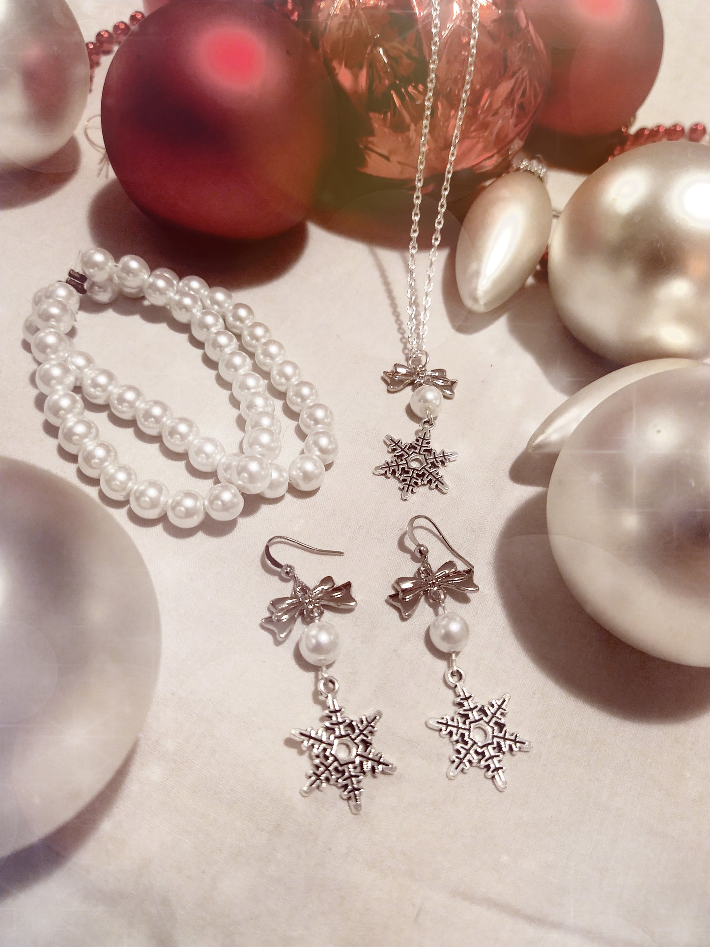Ohrringe "Schneeflocke" • Silber I Gold