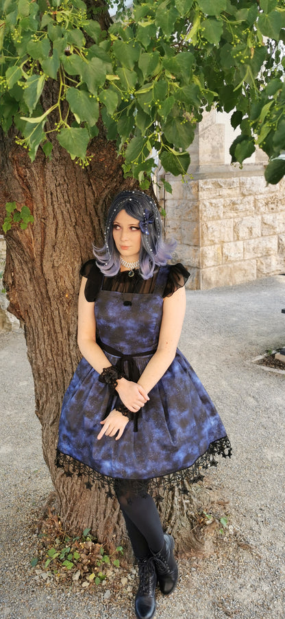 Kleid "Galaxy in Blau"