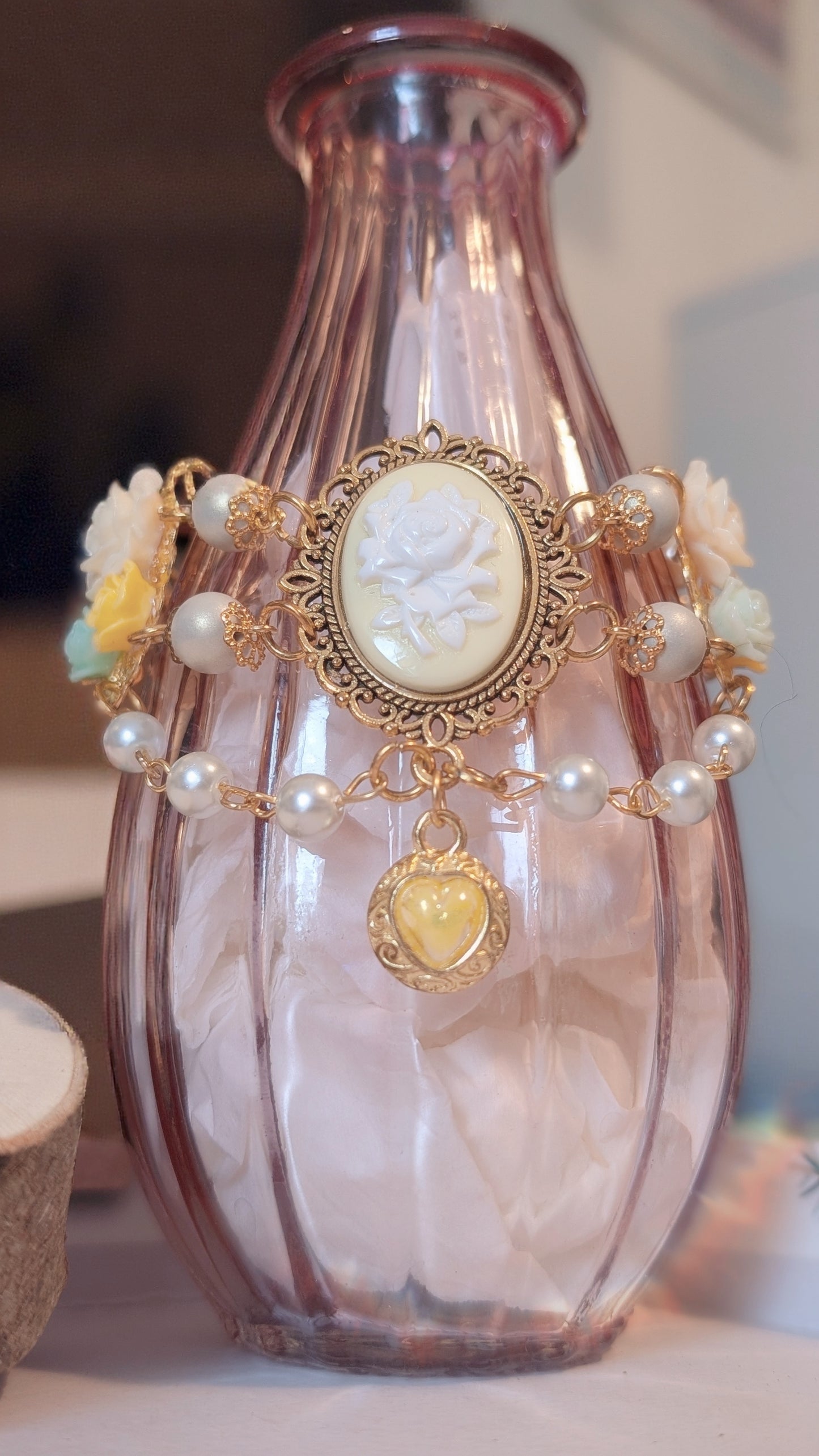 Armband "Ein Hauch von Anmut" • Gelb • Orange • Rosa • Mint • Hellblau • Lila