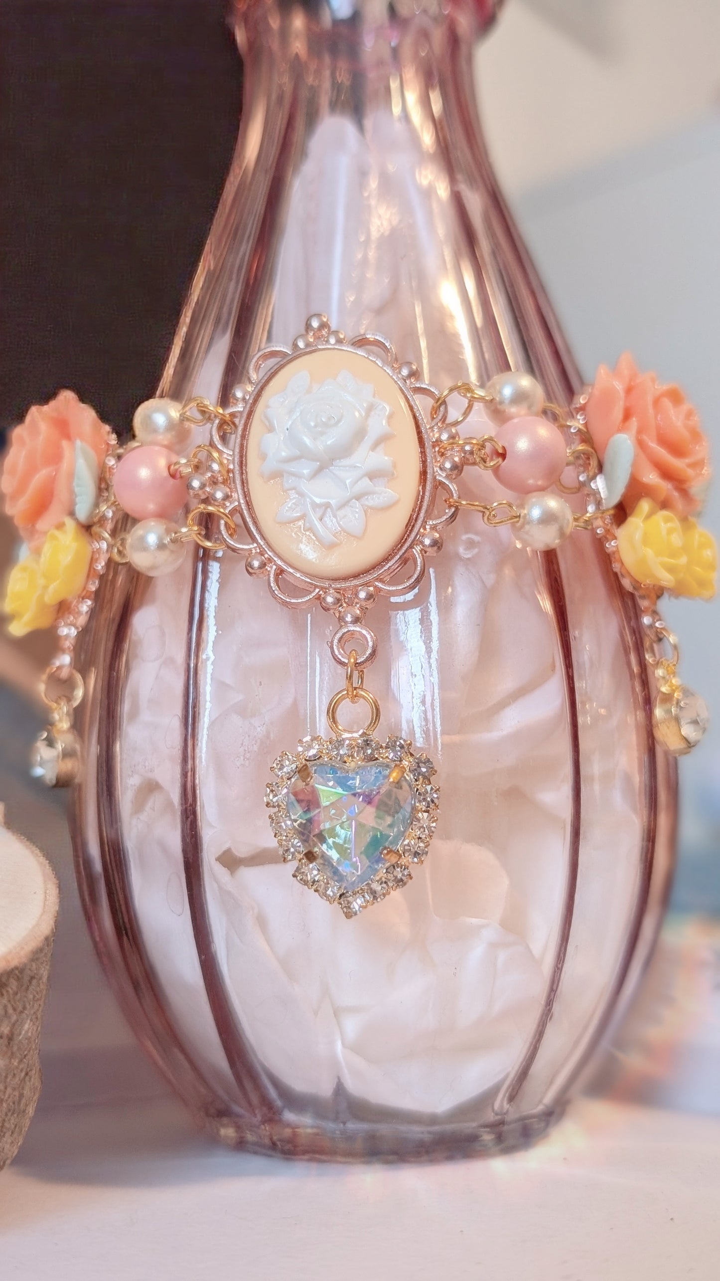 Armband "Ein Hauch von Anmut" • Gelb • Orange • Rosa • Mint • Hellblau • Lila