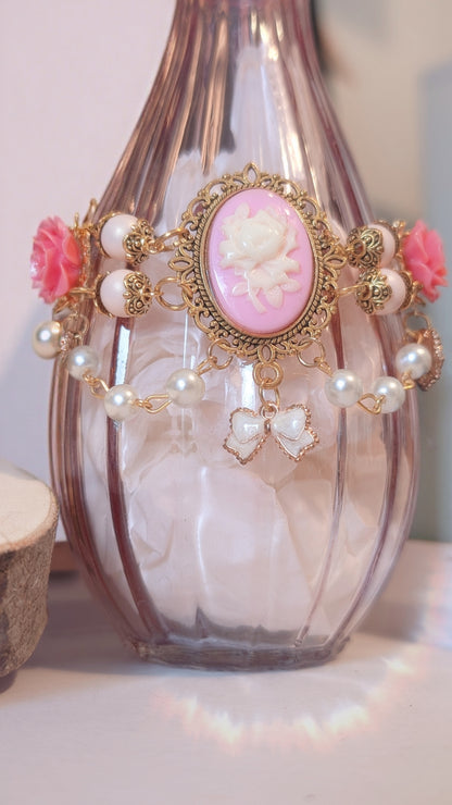 Armband "Ein Hauch von Anmut" • Gelb • Orange • Rosa • Mint • Hellblau • Lila