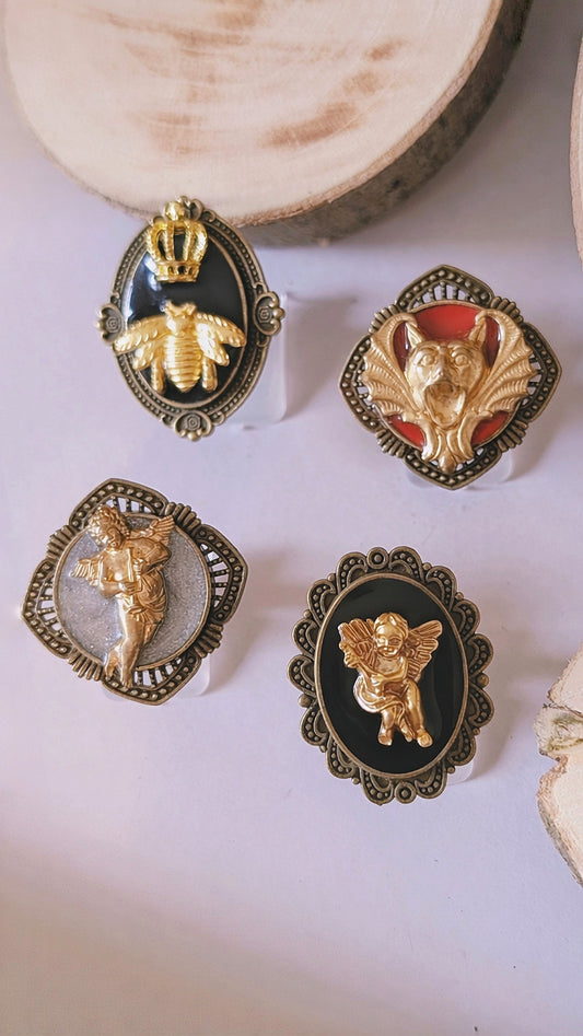 Ring collection "Eternal Seals" • Adjustable size • Various designs