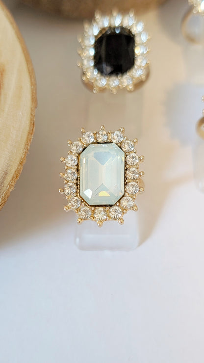 Ring "Klang der Würde" • Größenverstellbar • Grün • Blau • Weiß • Creme • Rot • Schwarz