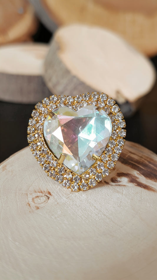 Ring "Sound of the Heart" • Adjustable Size