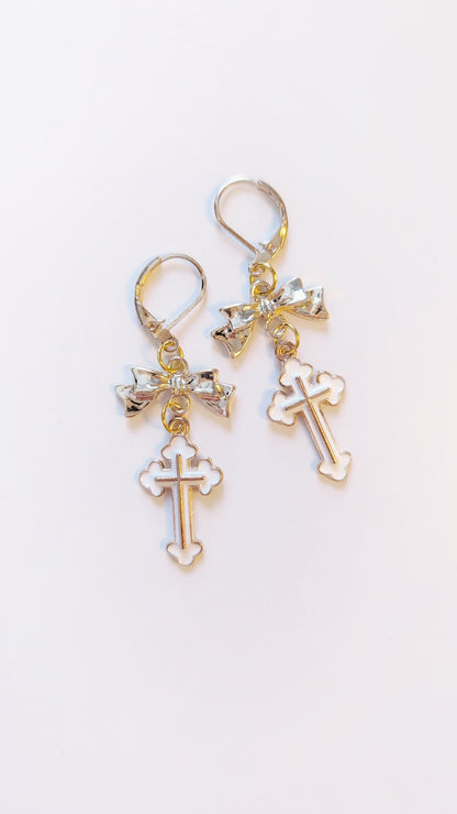 Ohrringe "Kreuz" • verschiedene Modelle