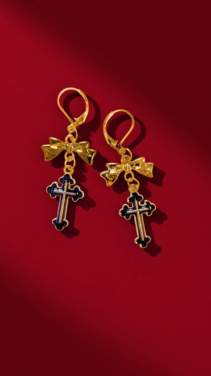 Ohrringe "Kreuz" • verschiedene Modelle