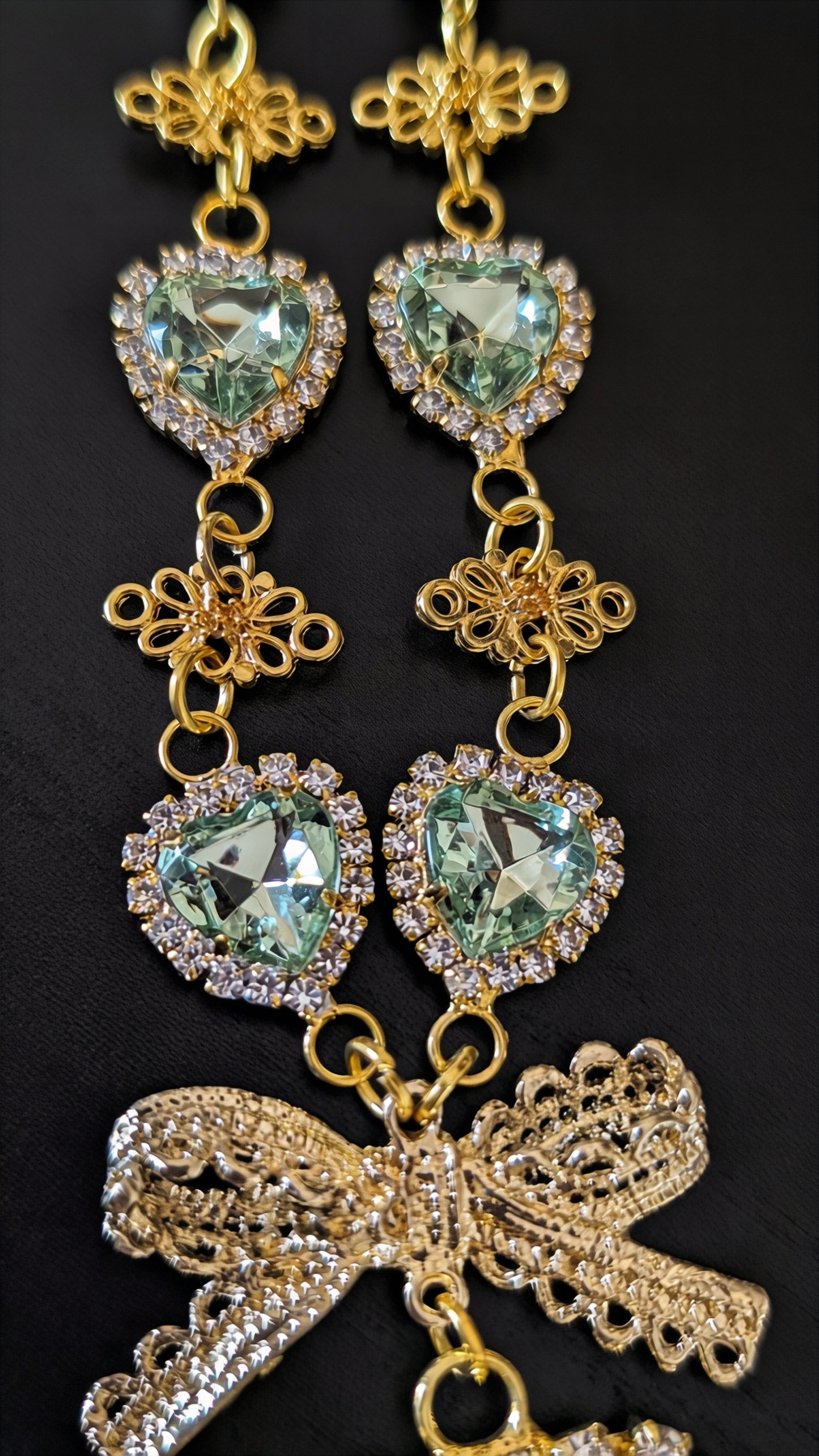 Collier "Ewiges Leuchten" • Blau • Weiß • Grün 1&2 • Hellblau • Schwarz