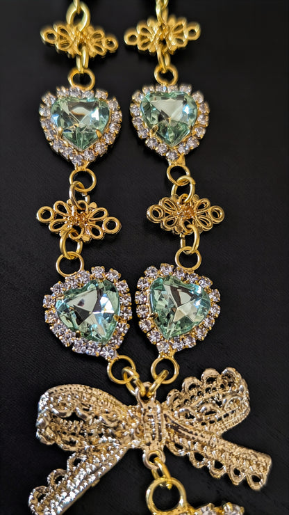 Collier "Ewiges Leuchten" • Blau • Weiß • Grün 1&2 • Hellblau • Schwarz