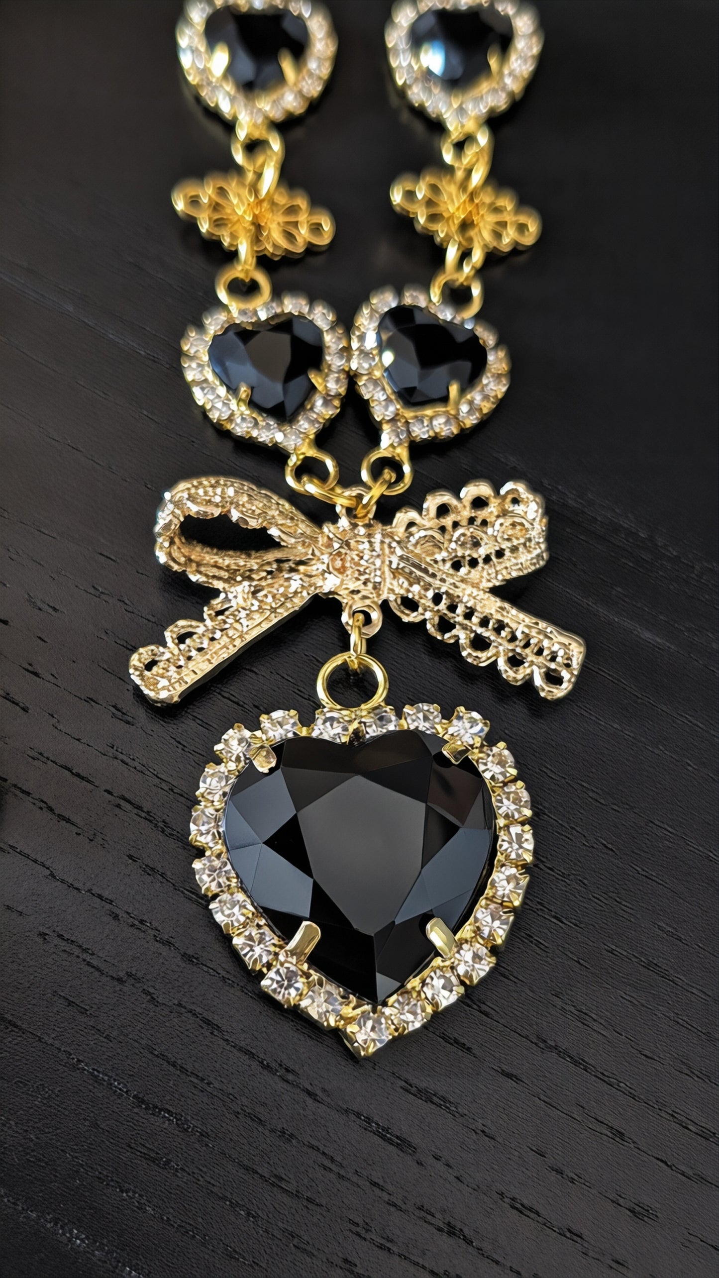 Collier "Ewiges Leuchten" • Blau • Weiß • Grün 1&2 • Hellblau • Schwarz