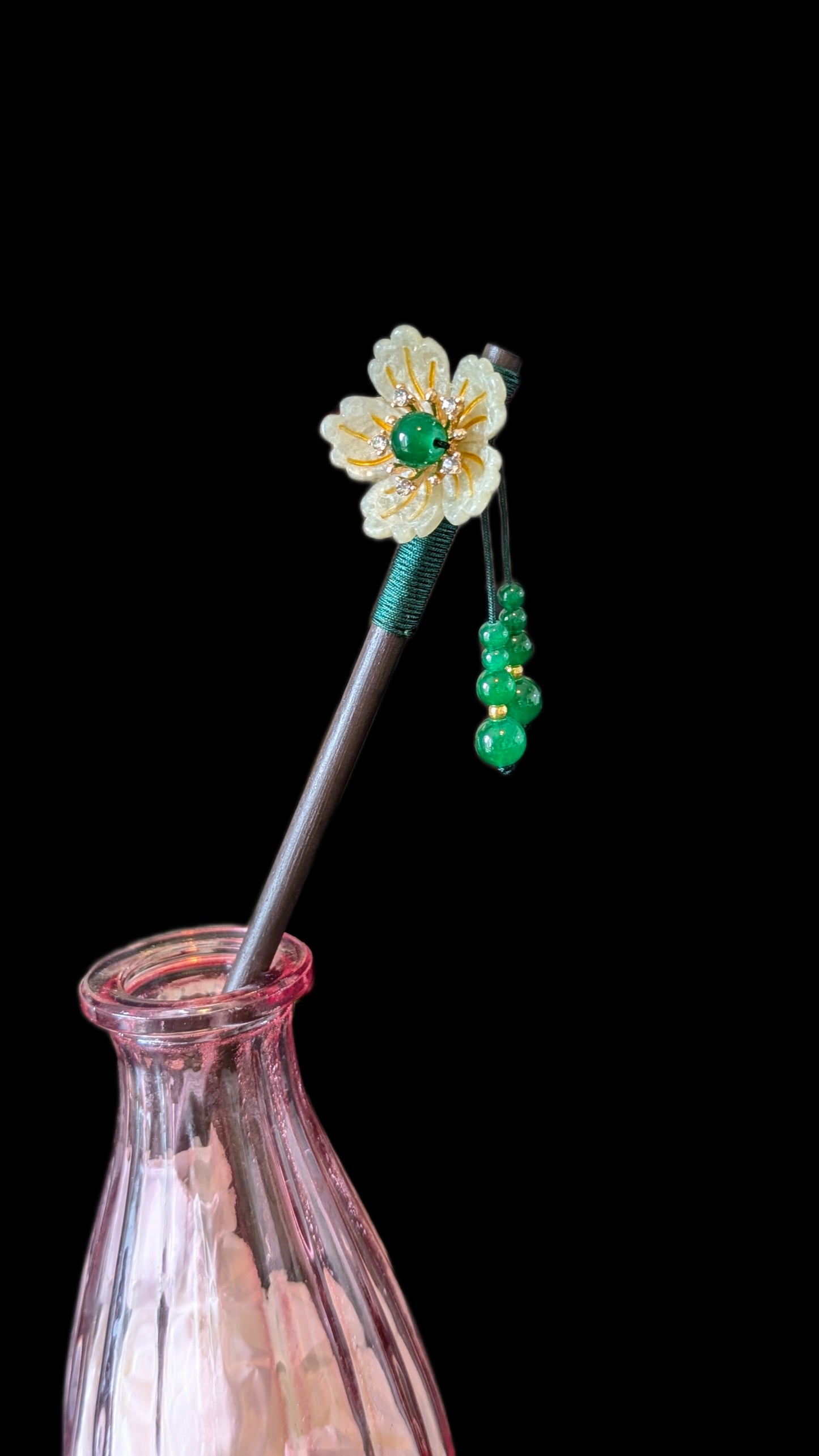 Haarstab "Grüner Zweig"