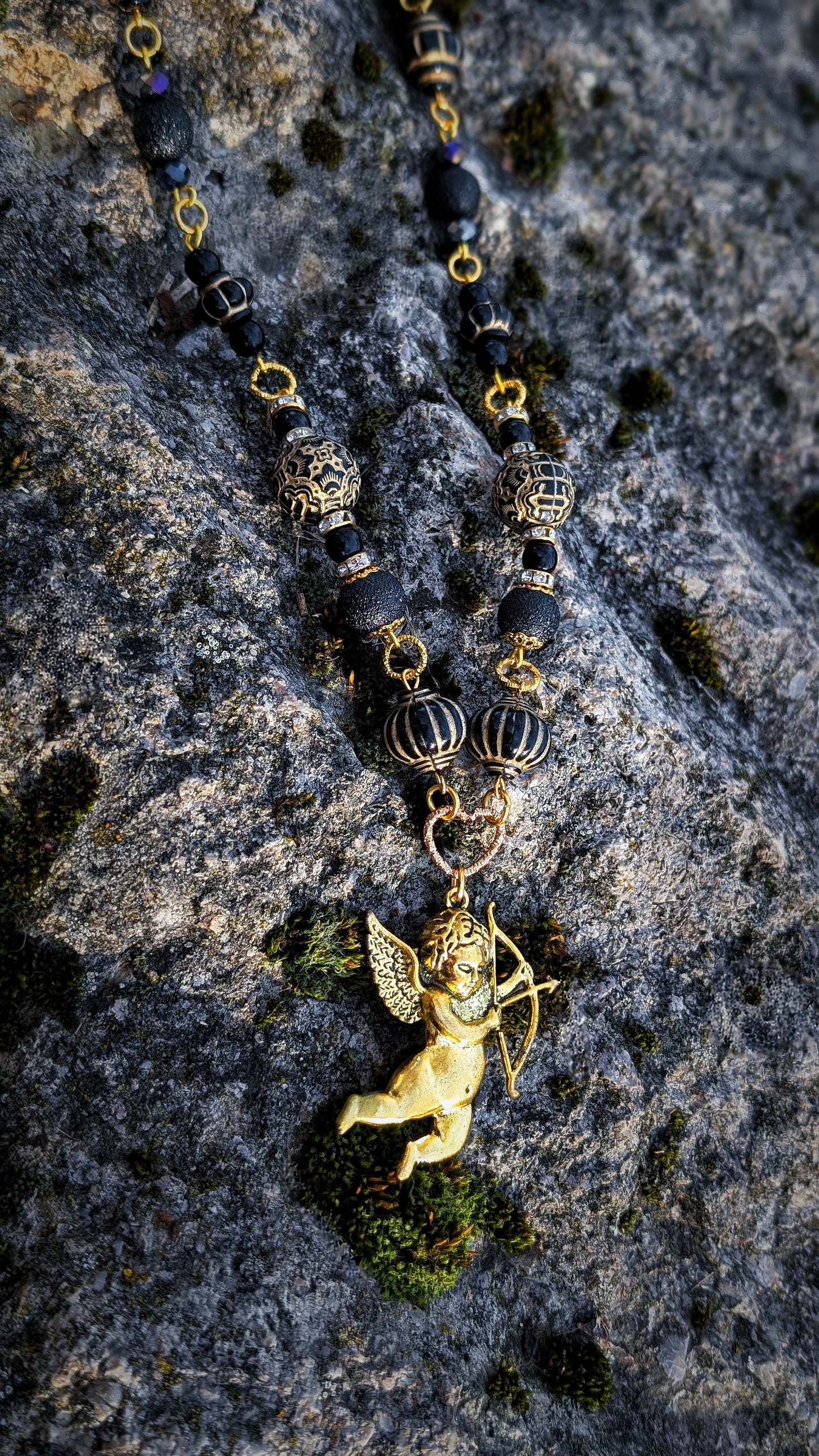 Kette "Armors Pfeil" • Schwarz • Weiß