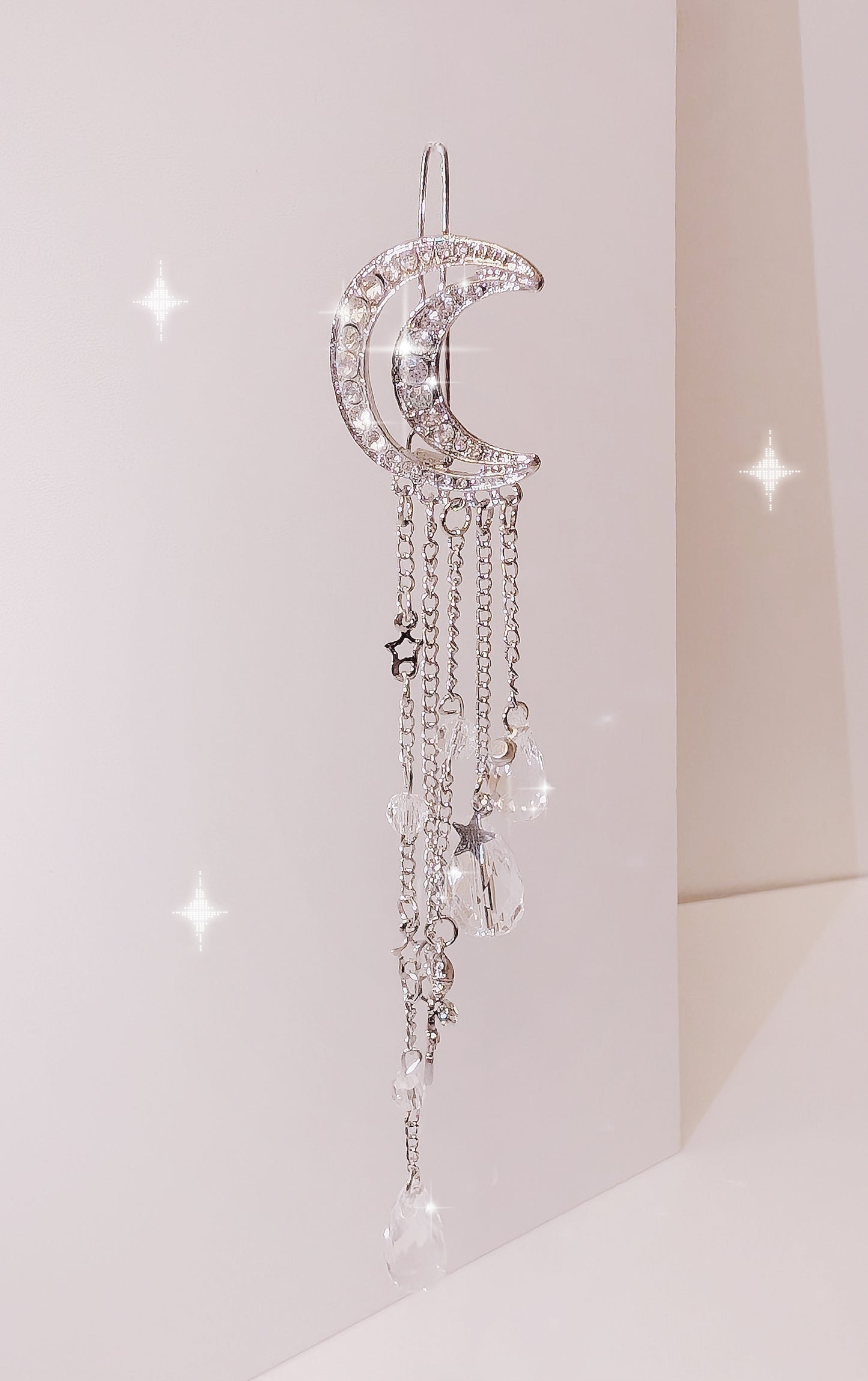 Spange "Mondregen" Silber