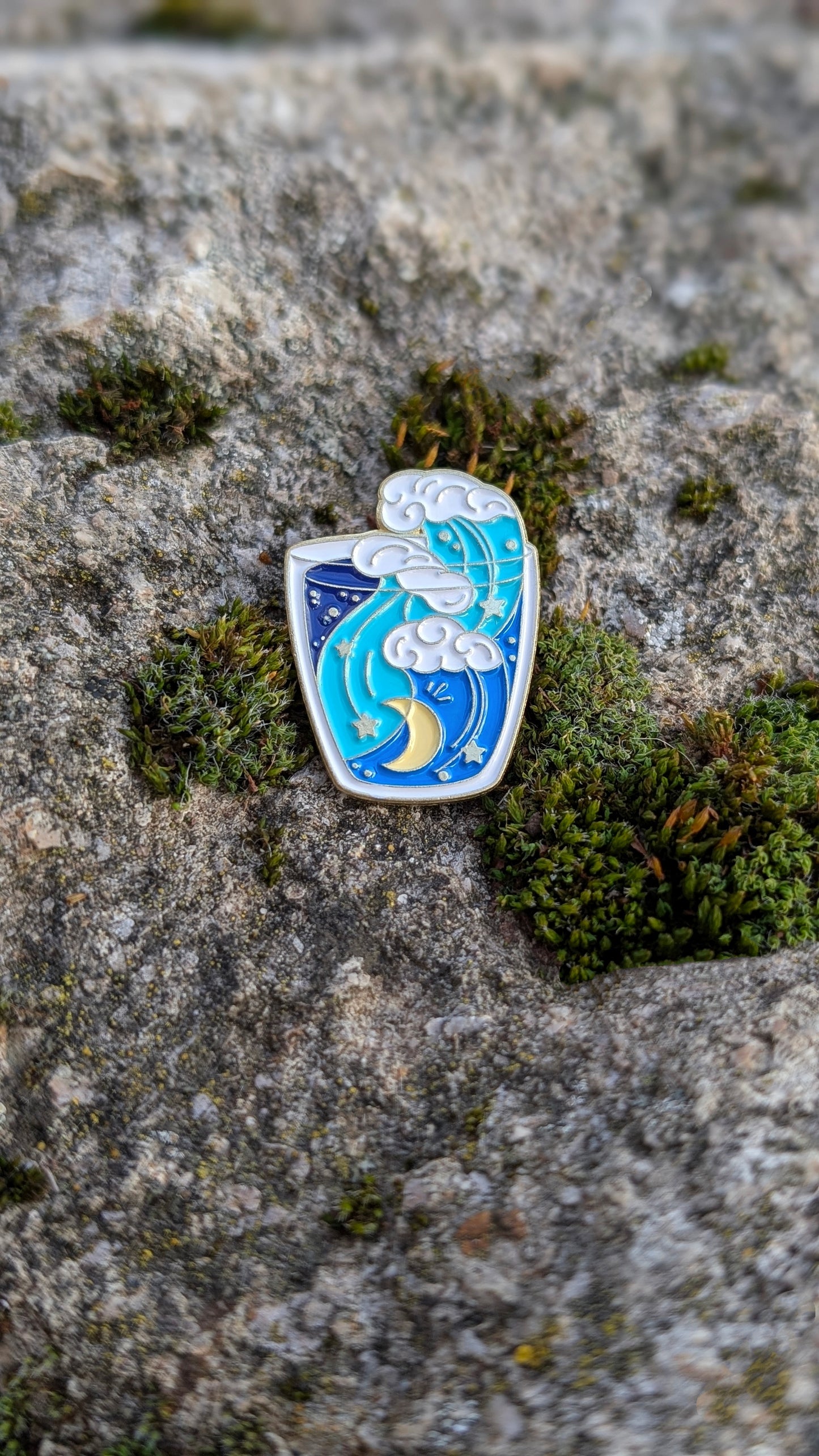 Pin "Ein Nachtmeer im Glas"