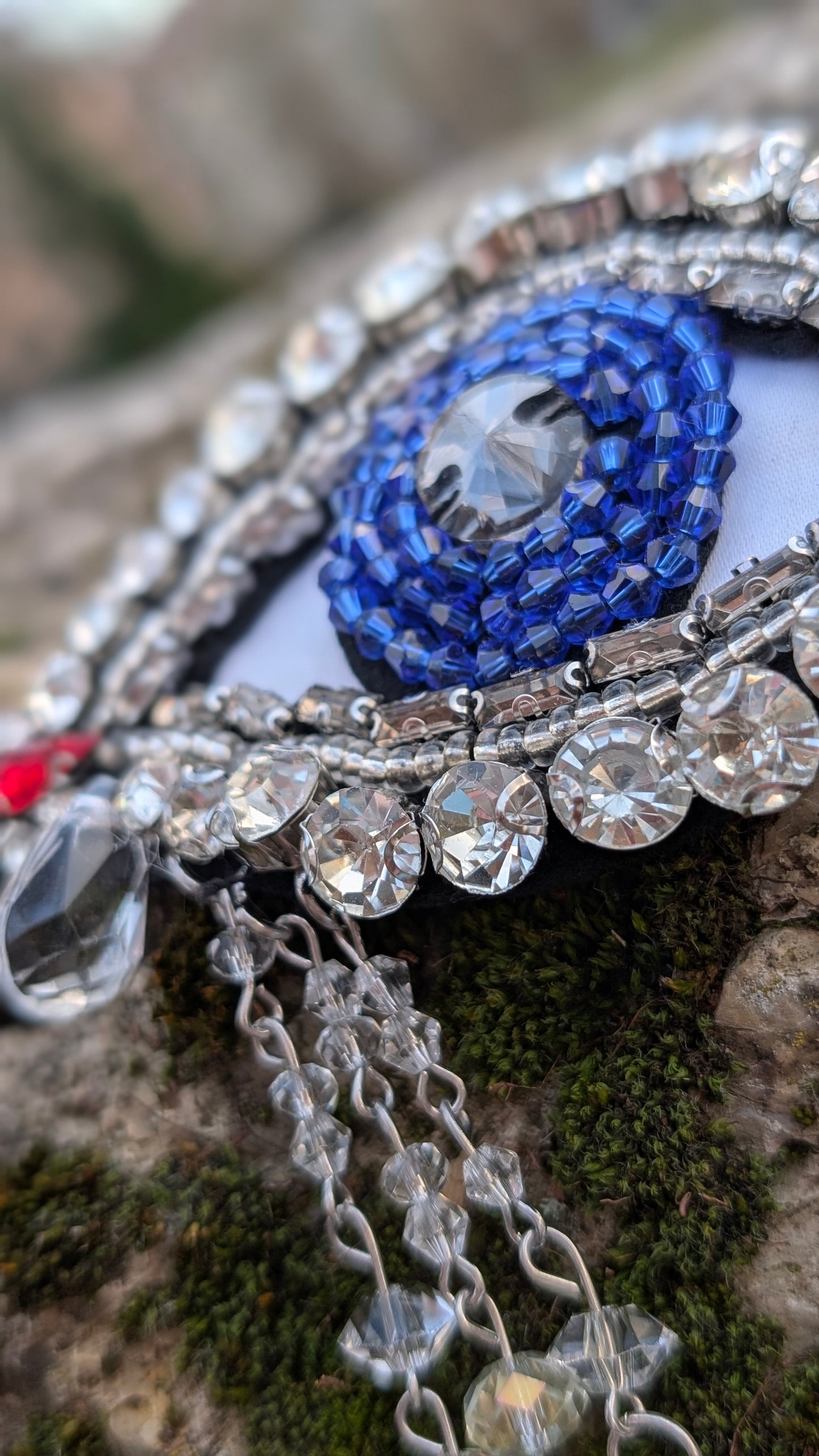 Brosche "Tränenmeer"