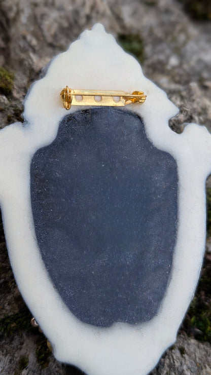 Brosche "Engelspaar"