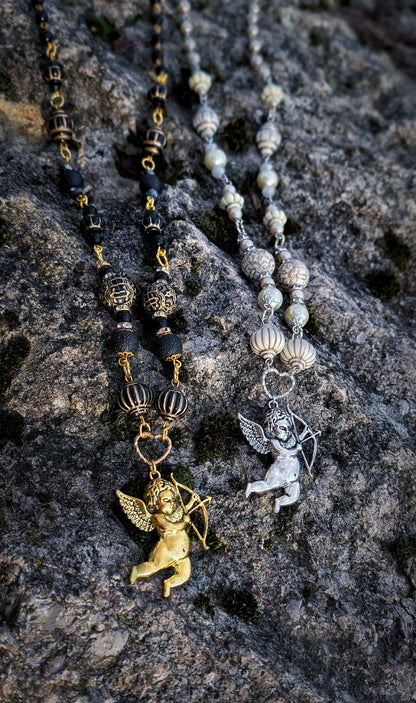 Kette "Armors Pfeil" • Schwarz • Weiß