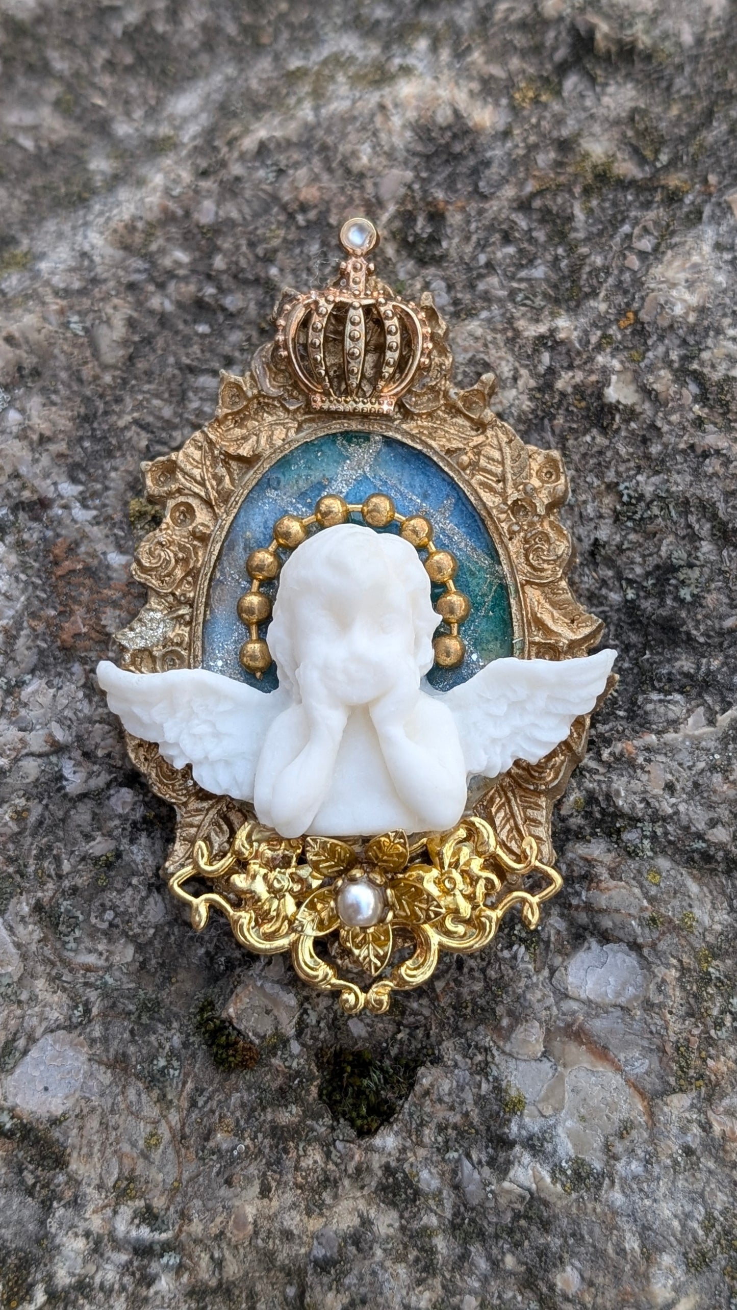 Brosche "kleiner Engel"