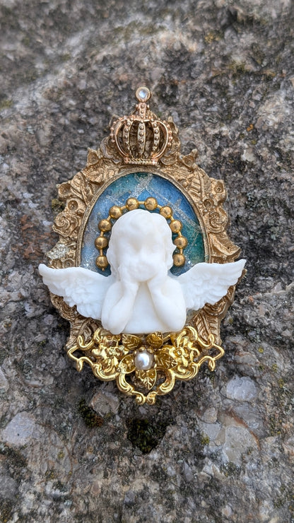 Brosche "kleiner Engel"