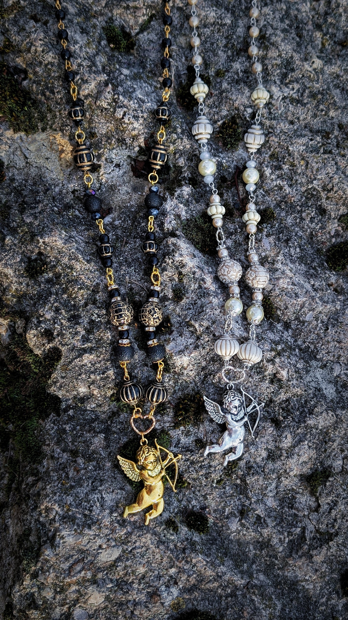 Kette "Armors Pfeil" • Schwarz • Weiß