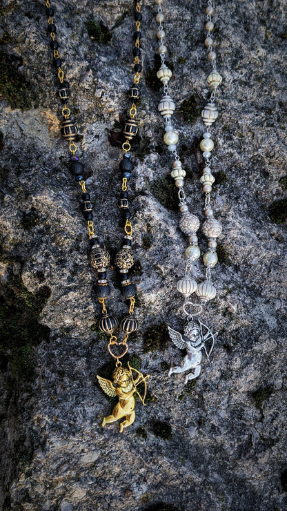Kette "Armors Pfeil" • Schwarz • Weiß