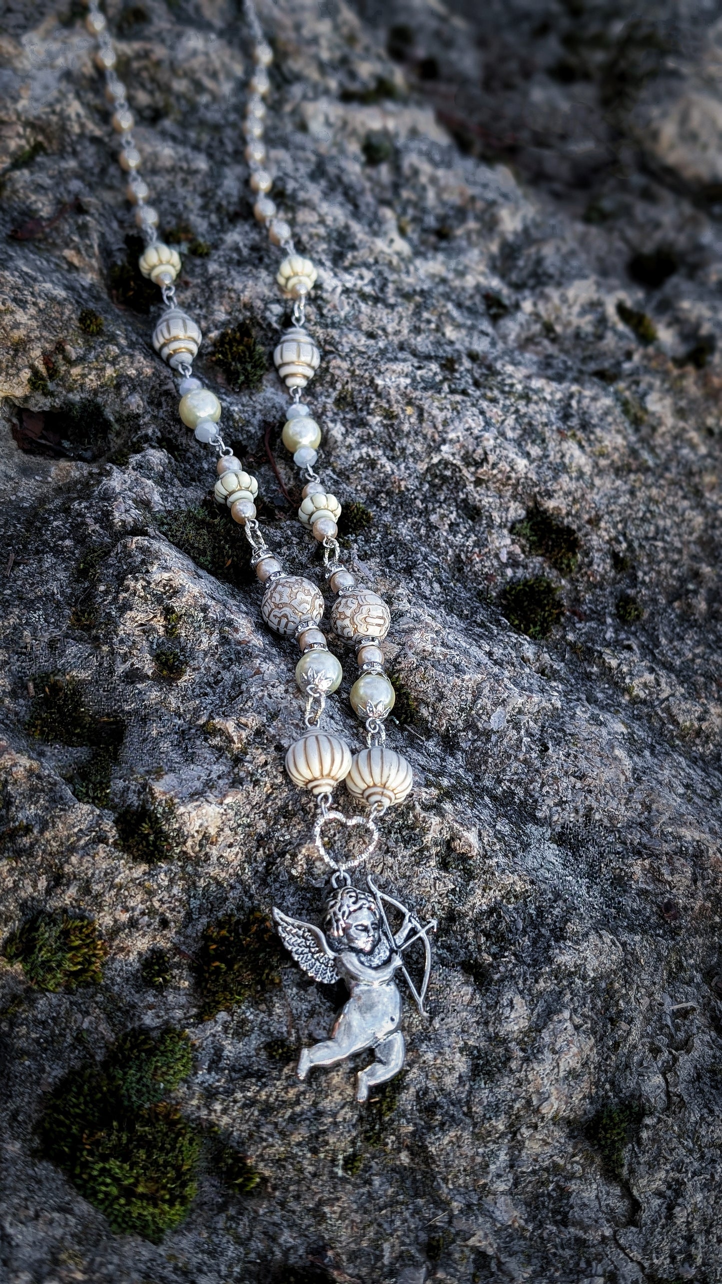 Kette "Armors Pfeil" • Schwarz • Weiß