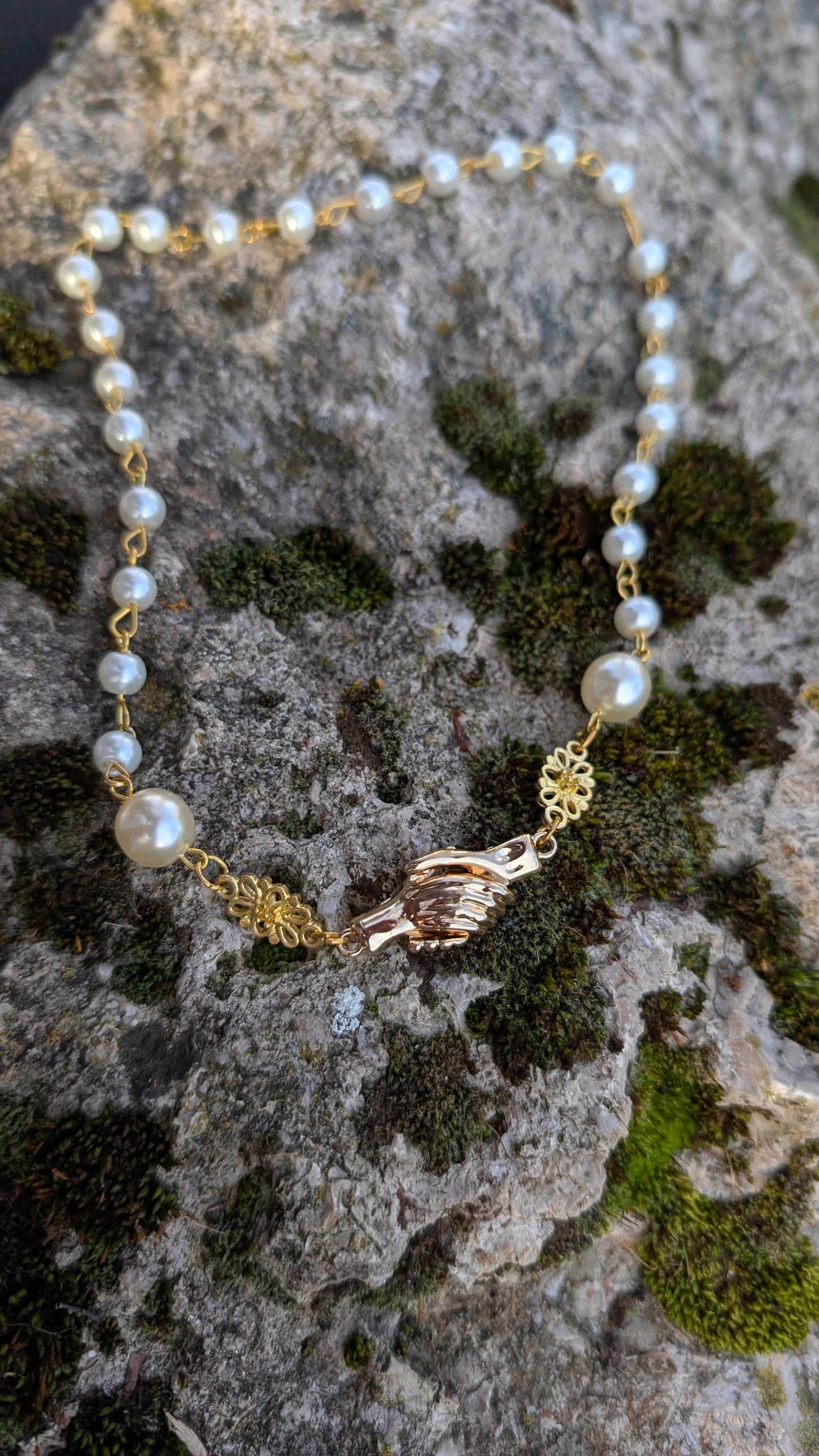 Collier "Das Versprechen" • Schwarz • Weiß