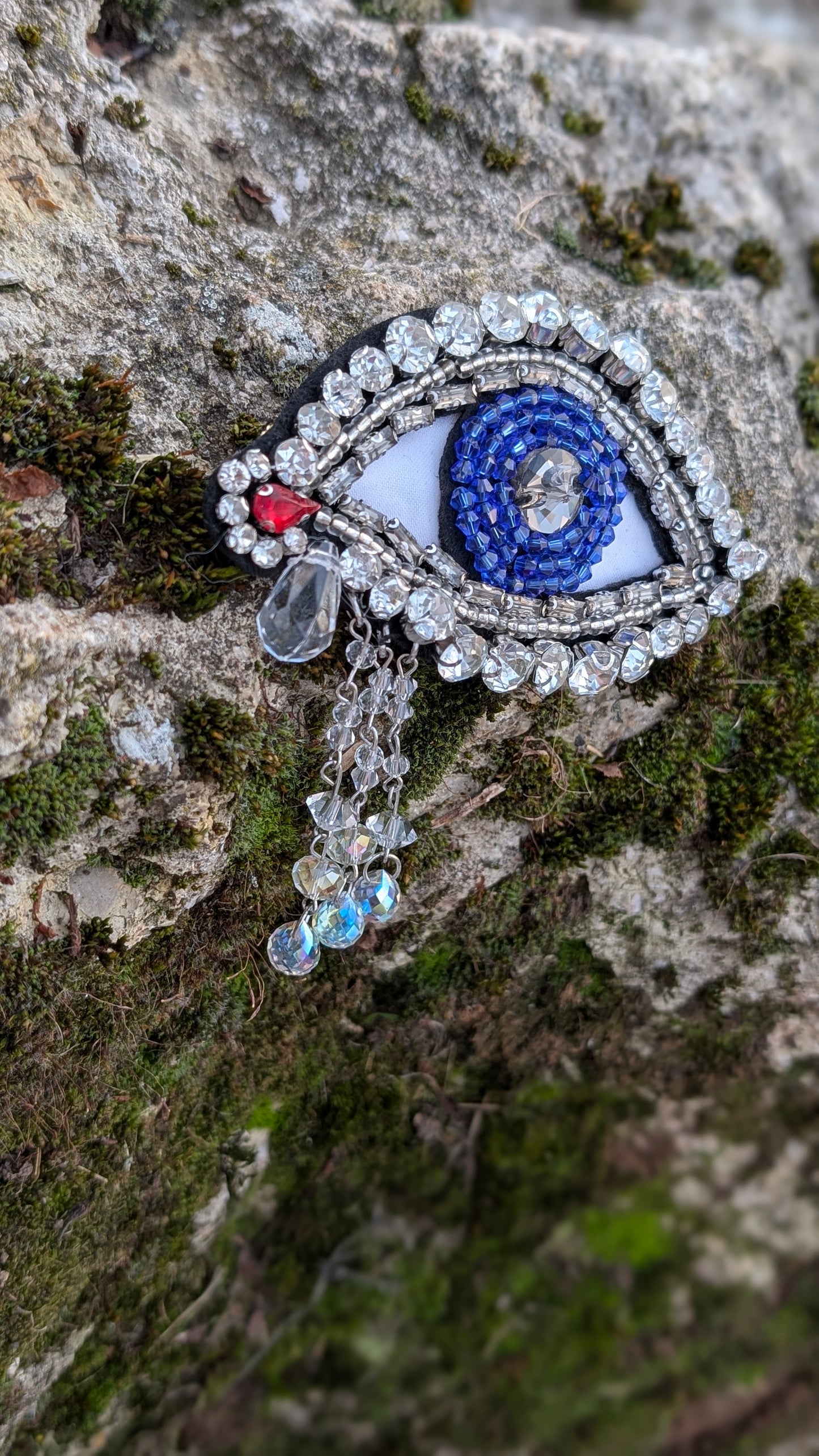 Brosche "Tränenmeer"