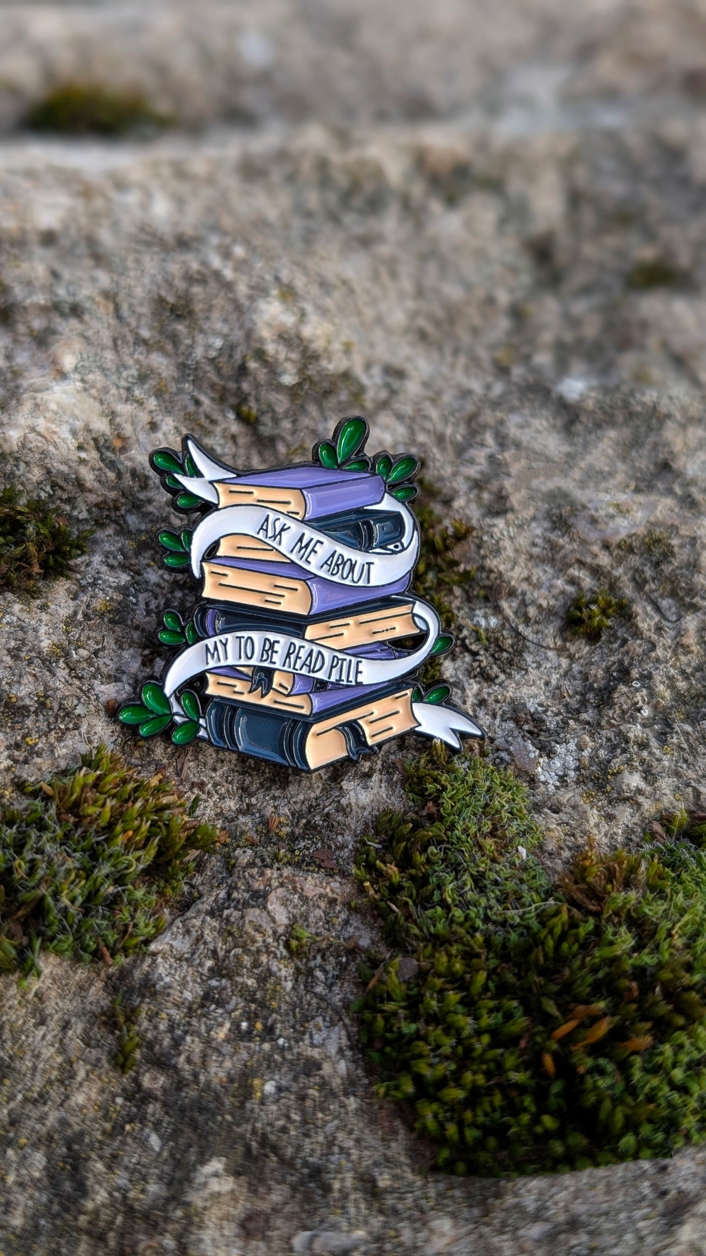 Pin "Ask me about my to be read Pile"