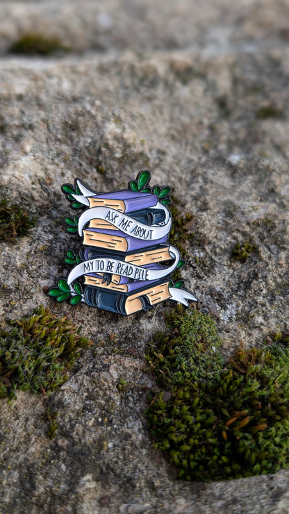 Pin "Ask me about my to be read Pile"